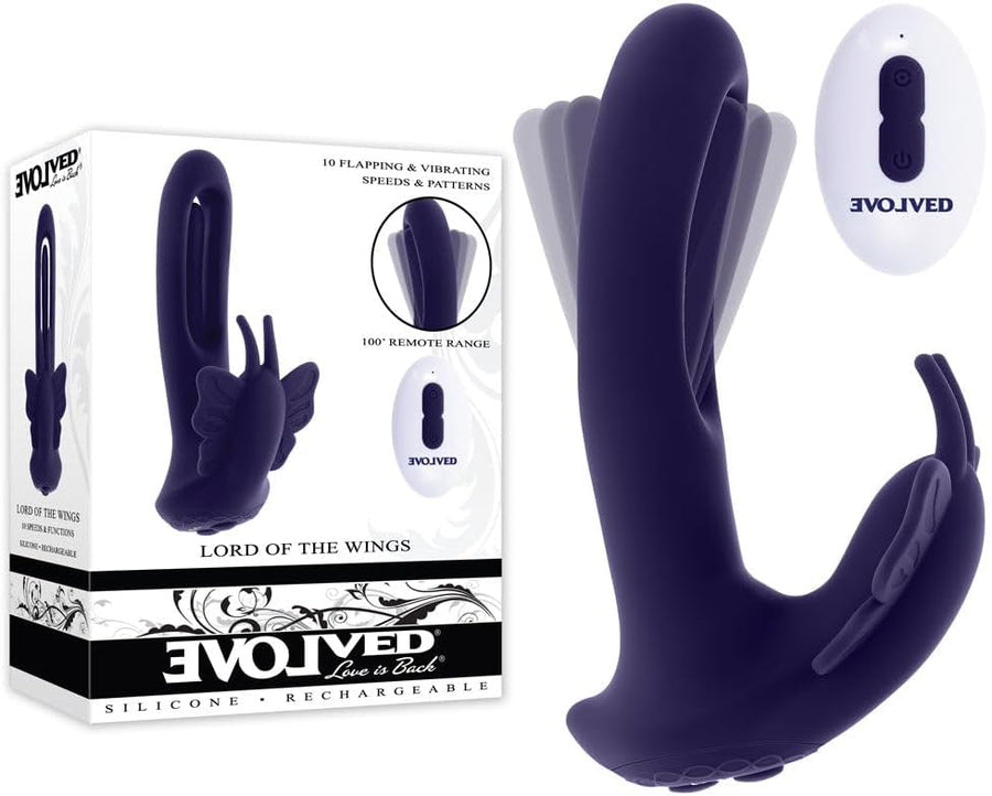 Lord of the Wings Butterfly Magic Finger Dual Stimulator W/ Remote Box View