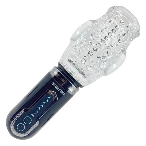 Male Rose 3 Thrusting Spinning Vibrating Oral Sex Masturbator Side View