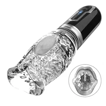 Male Rose 3 Thrusting Spinning Vibrating Oral Sex Masturbator