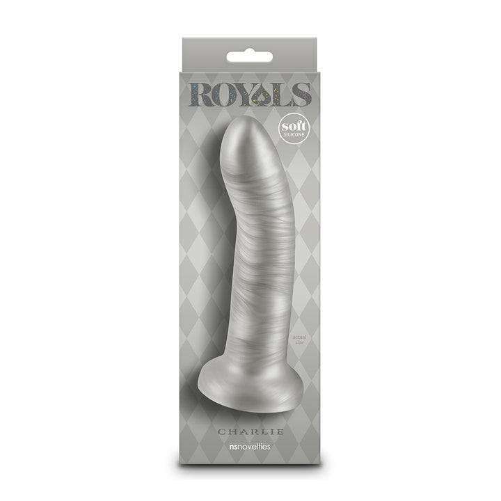 Charlie Soft Flexible Silicone 7 Inch Shimmer Dong in box