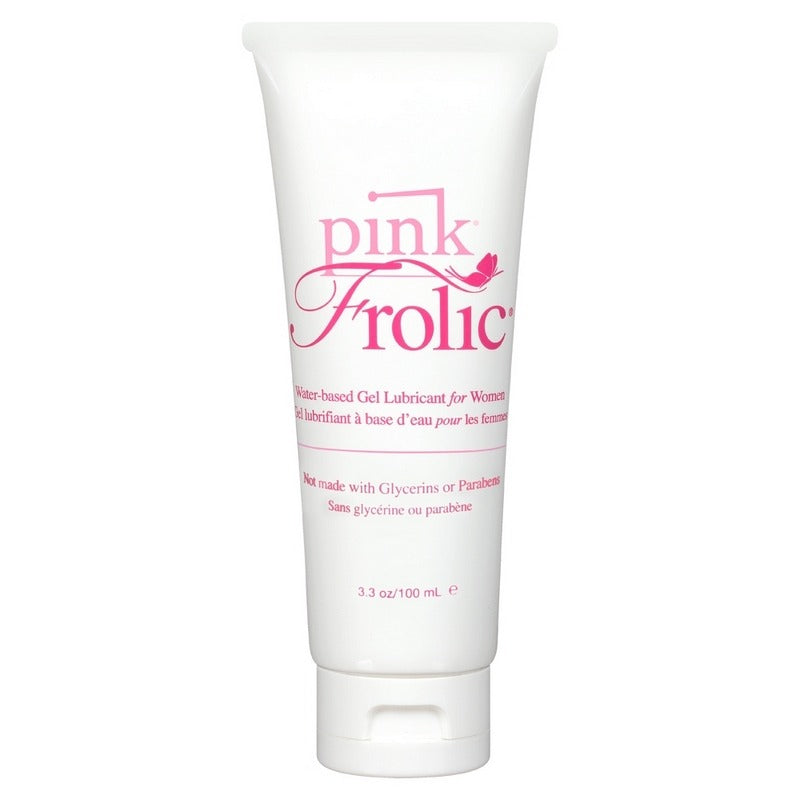 Pink FROLIC Water-Based GEL Lubricant 3.3oz/100ML Slippery & Long Lasting