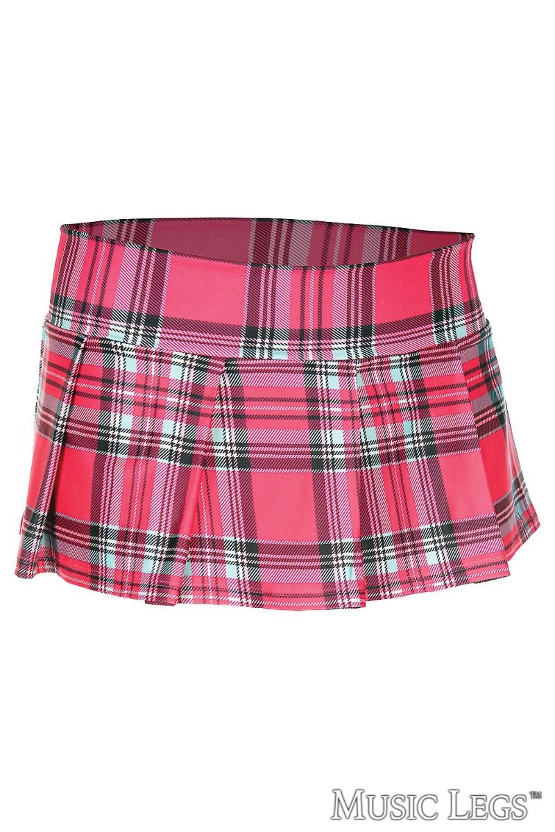 School Girl Skirt Hot Pink 