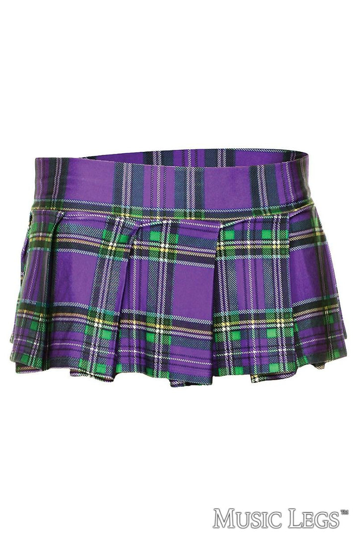 School Girl Skirt in Purple