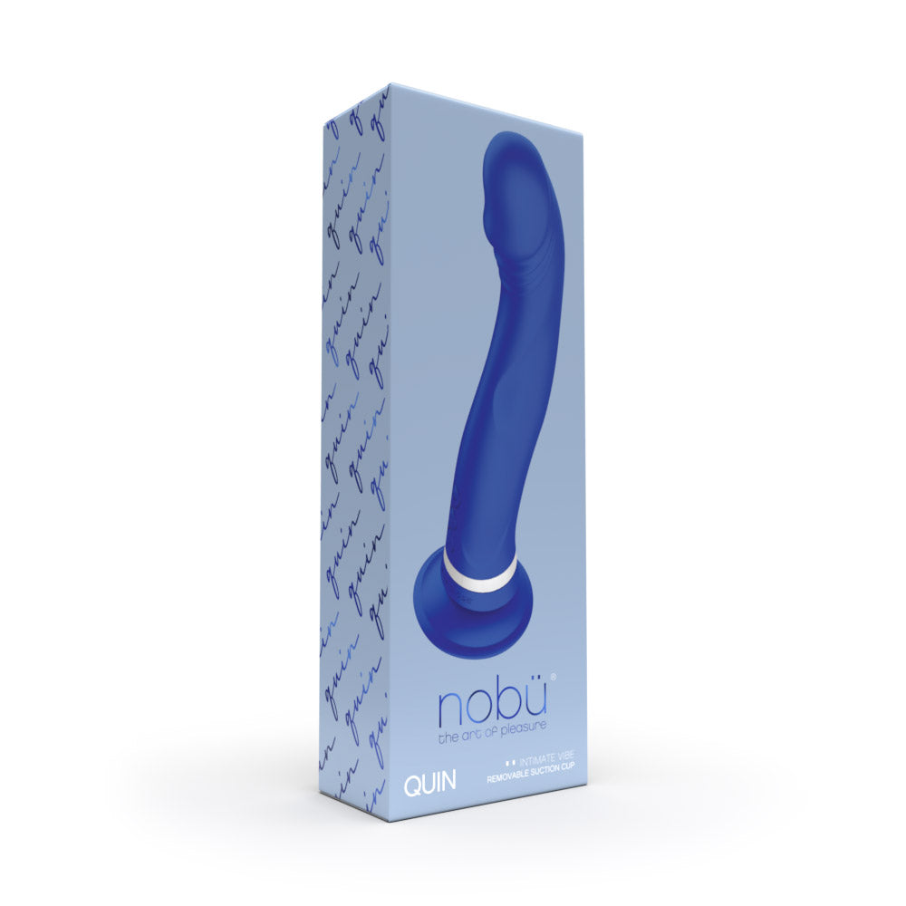 Quin Rechargeable Vibrating Dong w/ Removable Suciton Cup