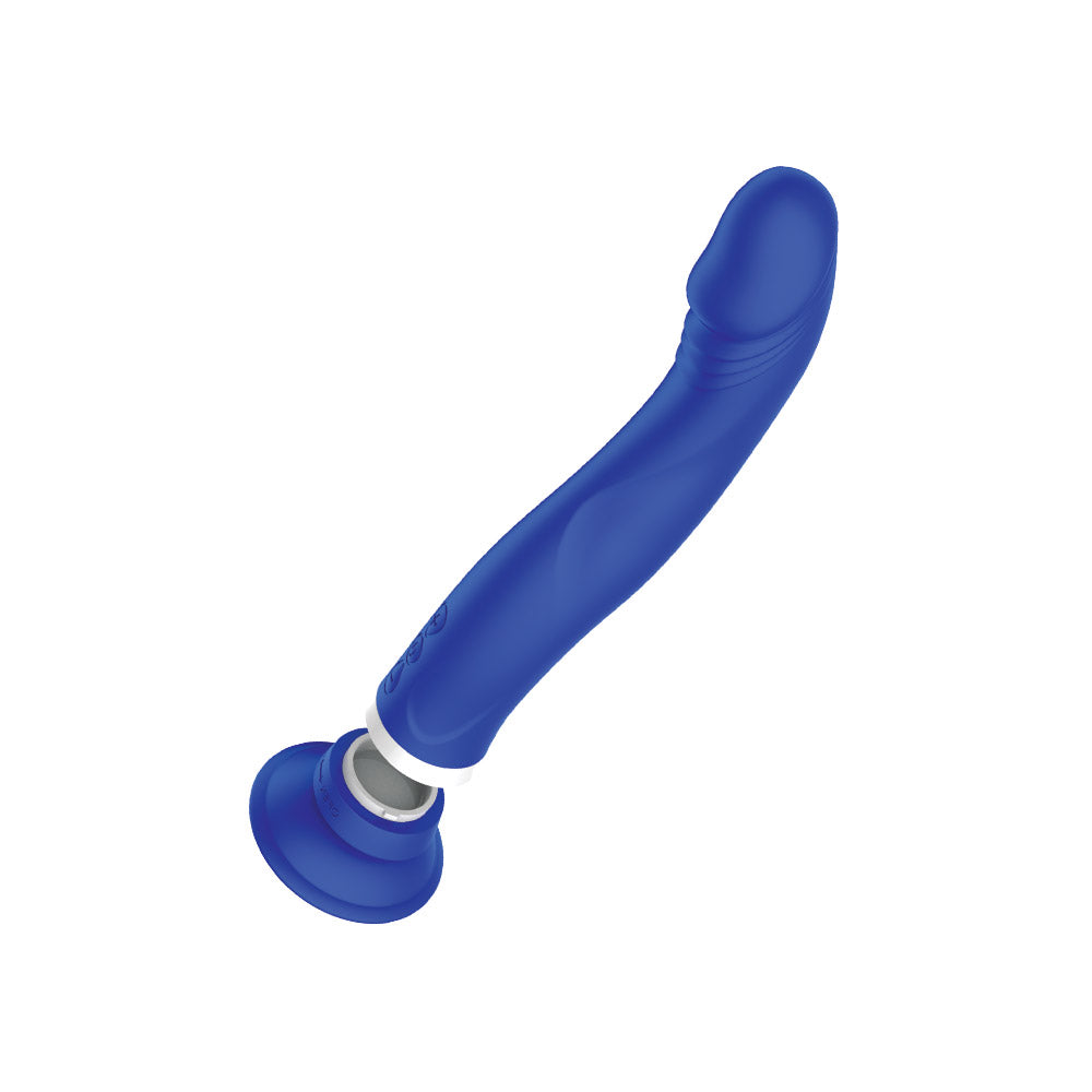 Quin Rechargeable Vibrating Dong w/ Removable Suciton Cup