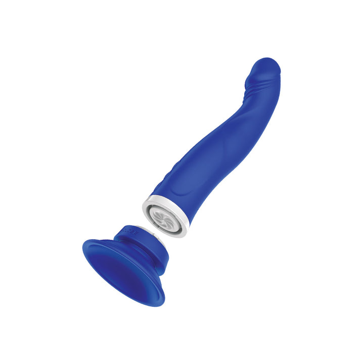 Quin Rechargeable Vibrating Dong w/ Removable Suciton Cup