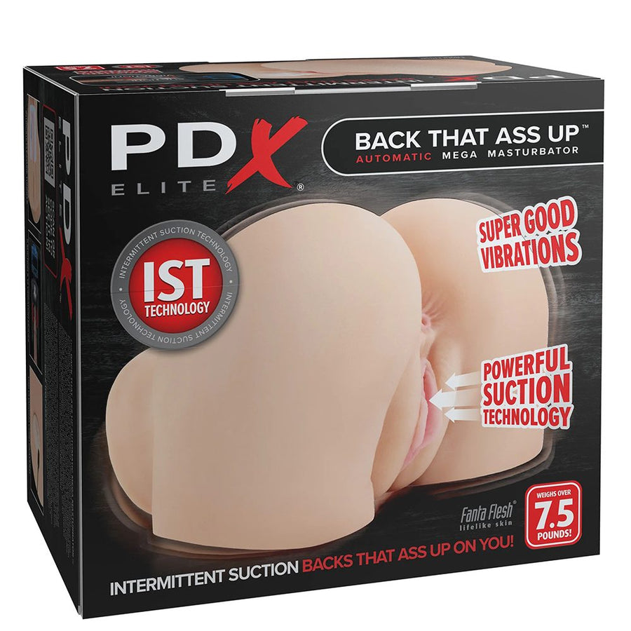 PDX Elite Back That Ass Up Intermittent Suction Masturbator In Box