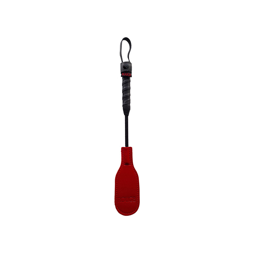 Rouge Mini Oval Crop - Vegan Leather - In Red