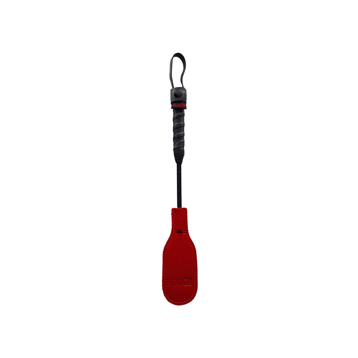 Rouge Mini Oval Crop - Vegan Leather - In Red