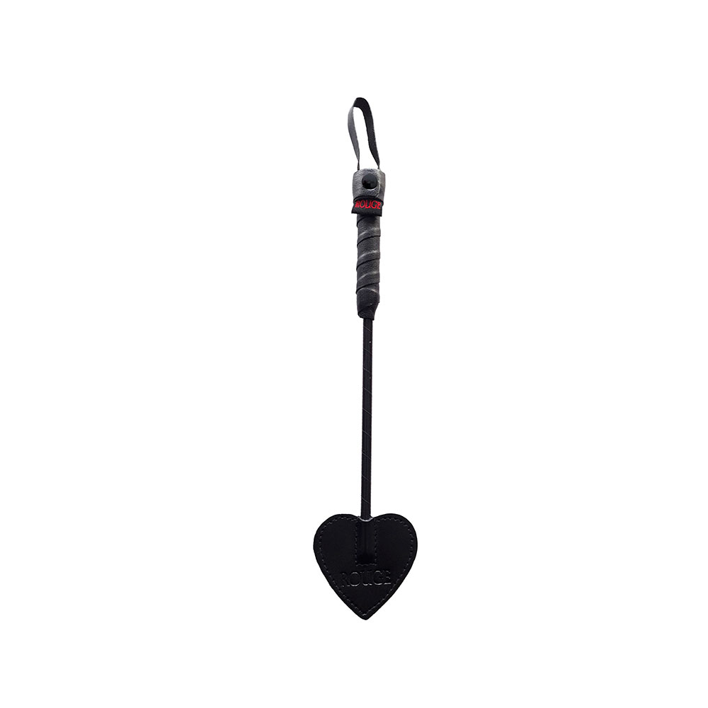 Rouge Mini Spade Crop - Vegan Leather - In Black