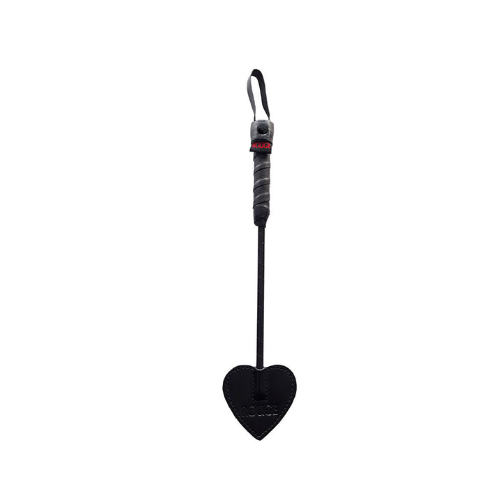 Rouge Mini Spade Crop - Vegan Leather - In Black