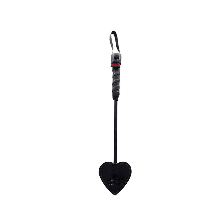 Rouge Mini Spade Crop - Vegan Leather - In Black