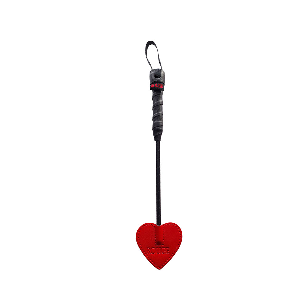 Rouge Mini Spade Crop - Vegan Leather - In Red