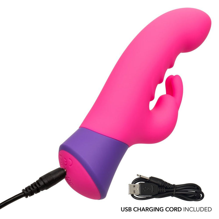 Bunny displayed with USB charging cord
