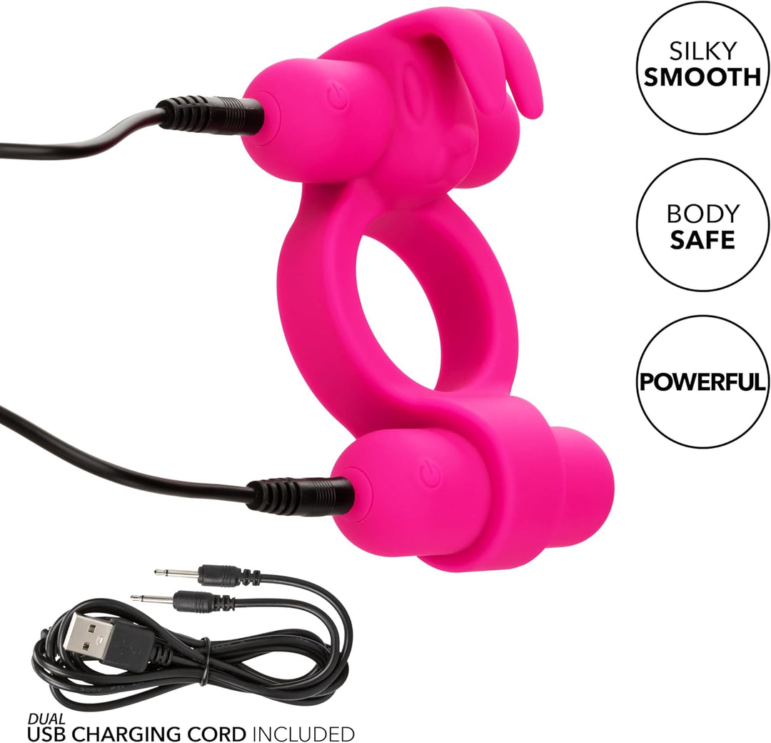 Rockin' Rabbit Dual Motor Rechargeable Ring Charging
