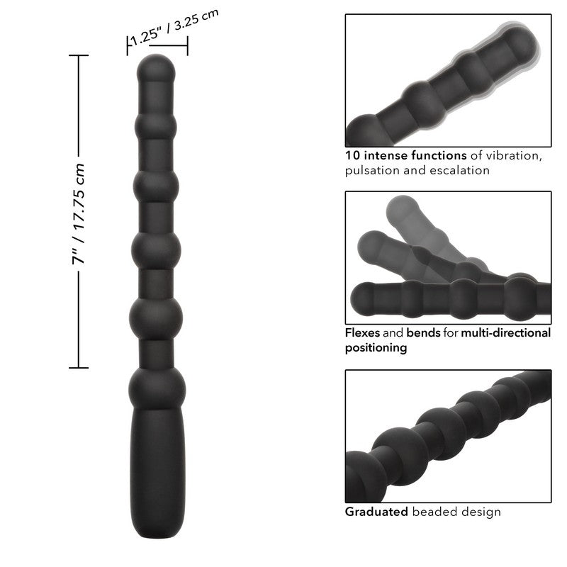 X-10 BEADS Rechargeable Vibrating Anal Probe