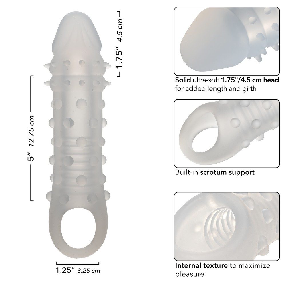 Performance Maxx Liquid Silicone Adonis Textured Extension Specifications