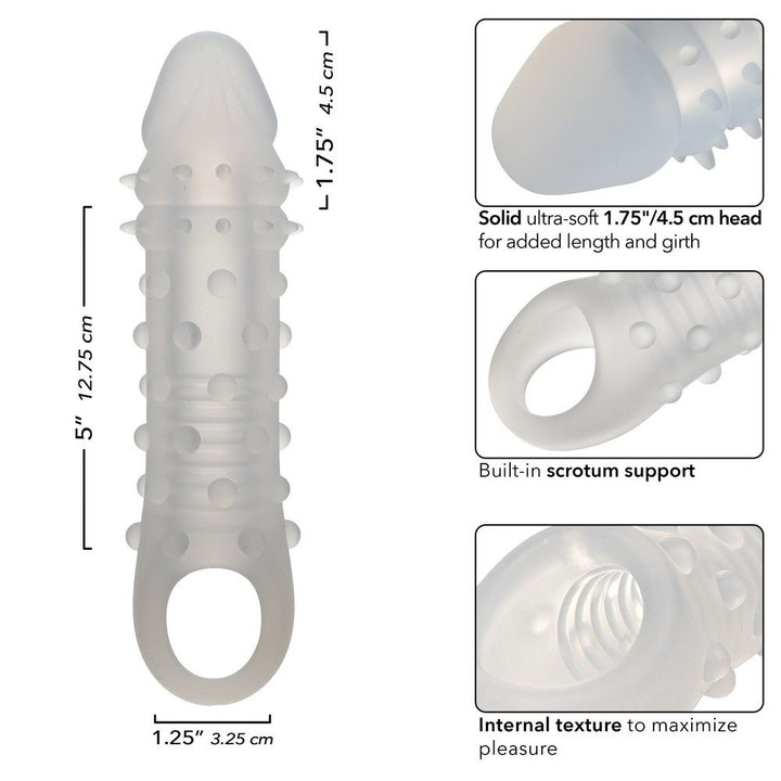 Performance Maxx Liquid Silicone Adonis Textured Extension Specifications