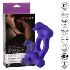 Triple Orgasm Enhancer Rechargeable Ring Features