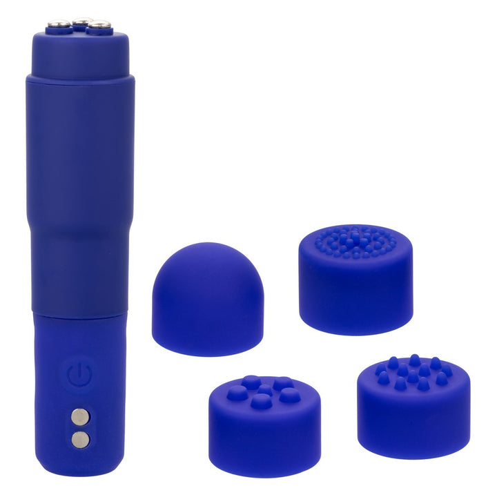 Kyst Mega-Mite Rocket Style Clitoral Vibrator in Purple-Blue out of Package