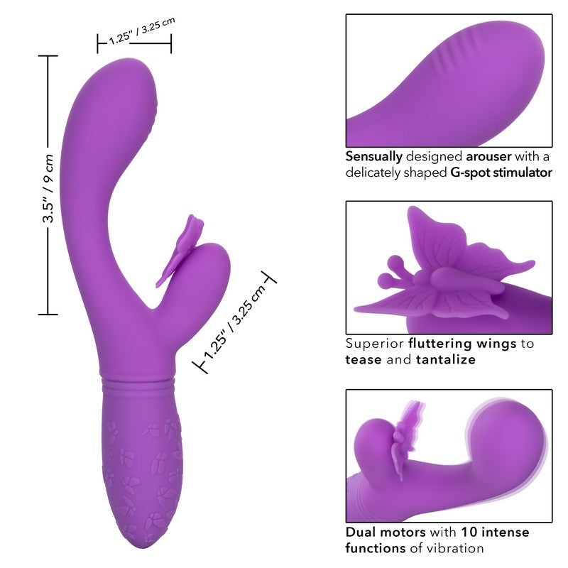 Butterfly Kiss Flutter Rechargeable Silicone Vibrator