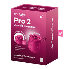 Satisfyer Pro 2 Classic Blossom Vibrator in the Box