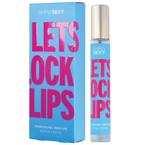 Let's Lock Lips Pheromone Perfume Spray - 9.2ml bottle and box.