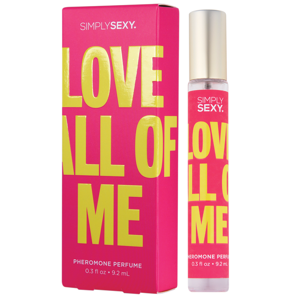 Love All Of Me Pheromone Perfume Spray - 9.2ml bottle and box.