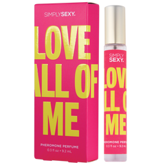Love All Of Me Pheromone Perfume Spray - 9.2ml bottle and box.