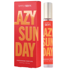 Lazy Sunday Pheromone Perfume Spray - 9.2ml bottle and box