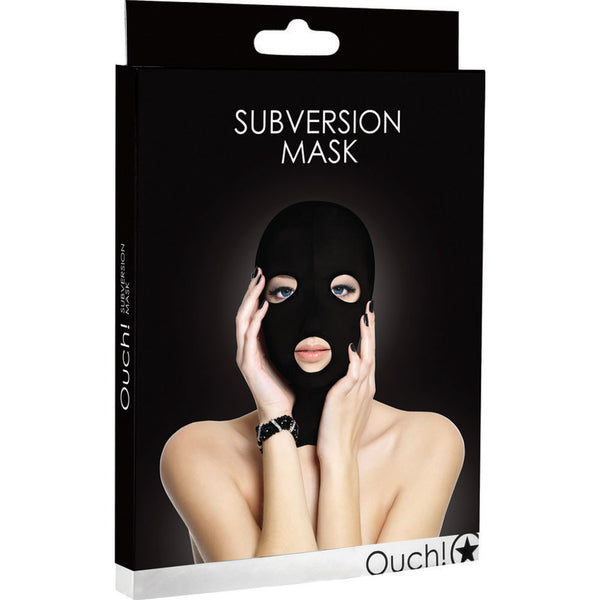 Subversion Mask - Breathable Black Submission Hood