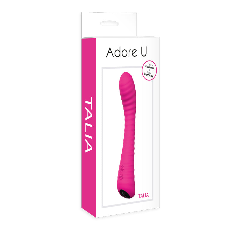 Talia Flexi Ribbed G-Spot Rechargeable Vibrator