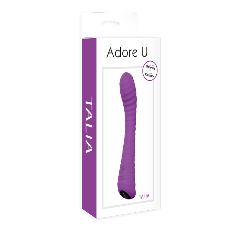 Talia Flexi Ribbed G-Spot Rechargeable Vibrator