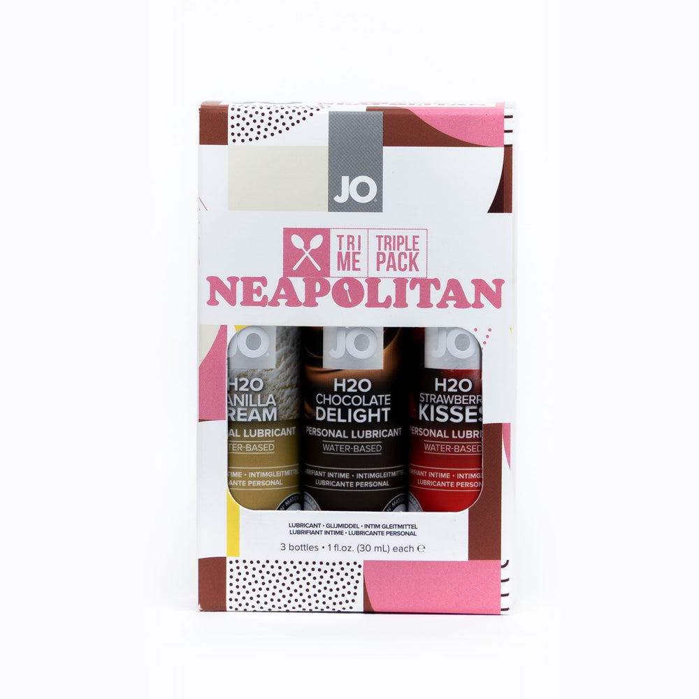 JO Neapolitan FLAVOURS Lubricant 1oz - Close-Up