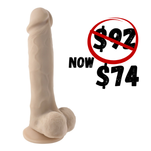 7" Natural Feel Flexskin Dildo