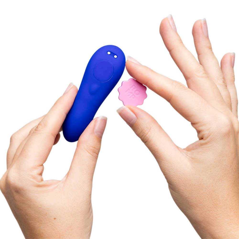 PARTY by Romp Magnetic Wearable Vibrator W/ Remote Hand holding Magnet