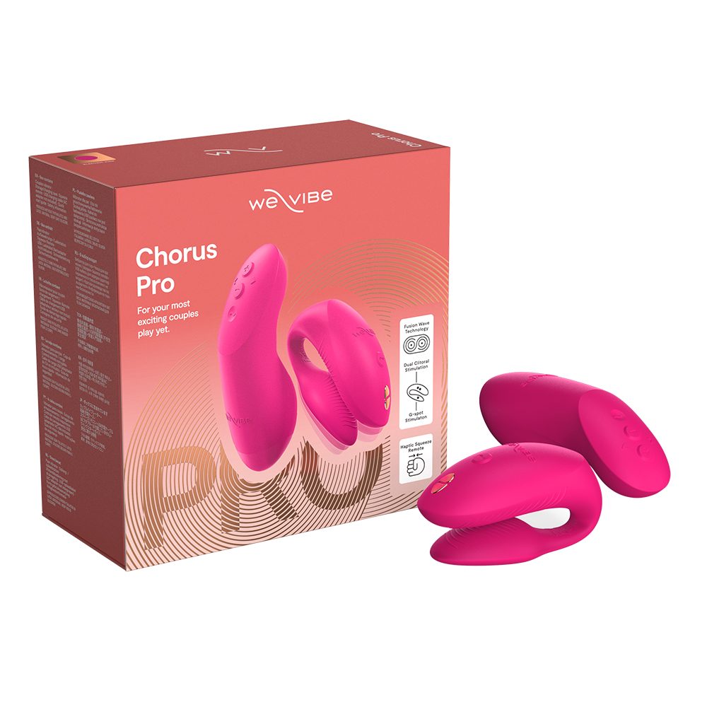 We-Vibe Chorus PRO App & Remote Controlled Couples Vibrator Pink Version