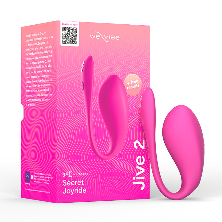 We-Vibe Jive2 App-Controlled Wearable G-Spot Vibe with box