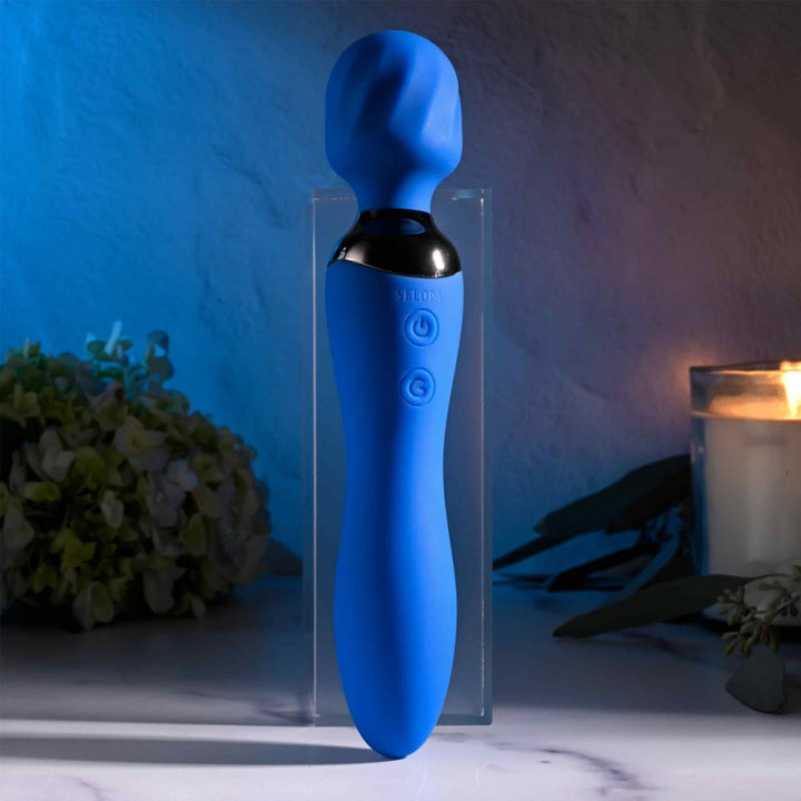 Selopa Blue Belle Double-Ended G-Spot Wand Sexy Lighting