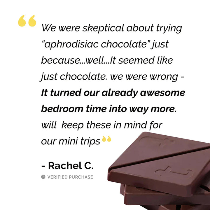 Tabs Sex Chocolate - 3 Dark Chocolate Squares / Per Box