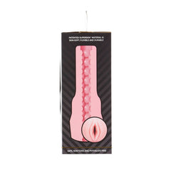 Fleshlight GO Stamina Training Unit Travel Size side of packaging. 