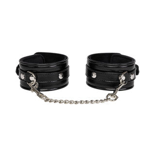 front view of luxury ankle cuffs