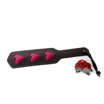 Miss Morgane Pink and Black Heart Paddle