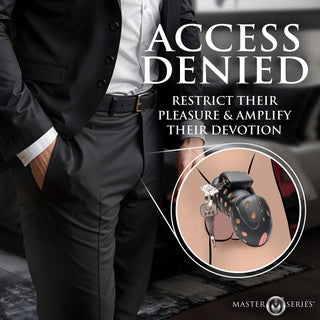 lock down chasity cage discreet display
