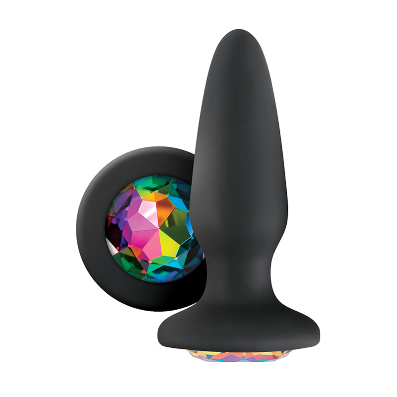 Glams GEM Silicone PLUGS in Black Out of Box