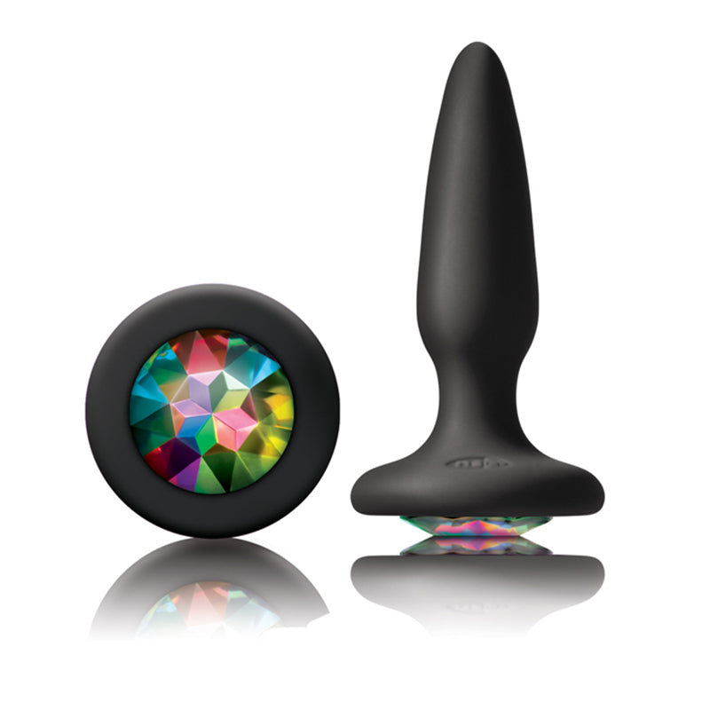 Glams GEM Silicone PLUGS Mini Black Detail 