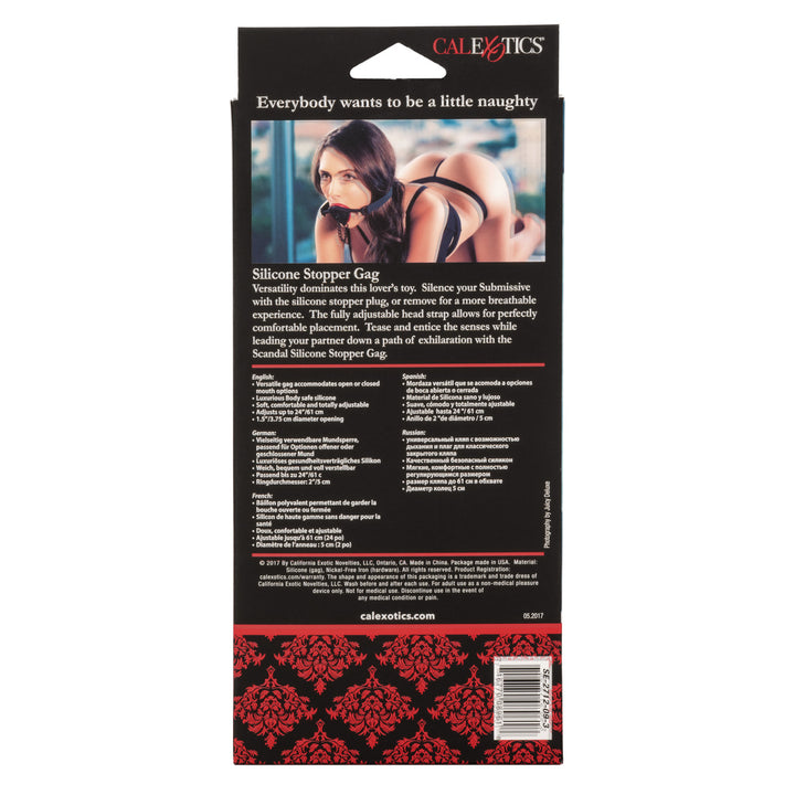 back of stopper gag box