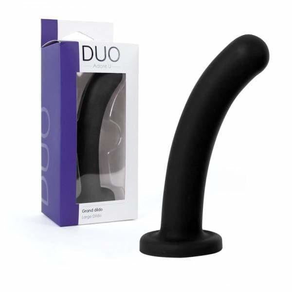 Adore U Duo Smooth Curved Silicone Dildo W/ Suction Cup - 3 Sizes - Dildo / Dong - Sexessories Parksville