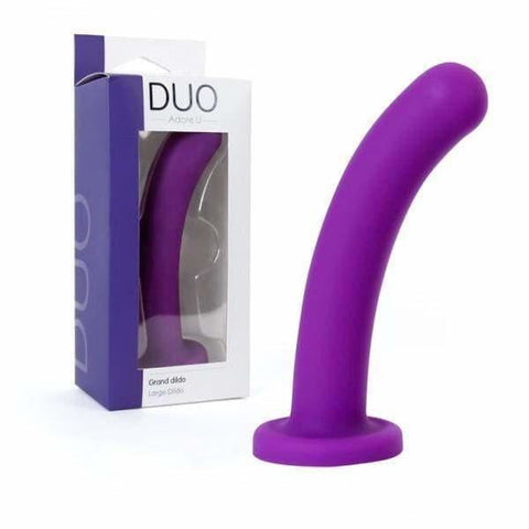 Adore U Duo Smooth Curved Silicone Dildo W/ Suction Cup - 3 Sizes - Dildo / Dong - Sexessories Parksville