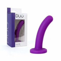 Adore U Duo Smooth Curved Silicone Dildo W/ Suction Cup - 3 Sizes - Dildo / Dong - Sexessories Parksville